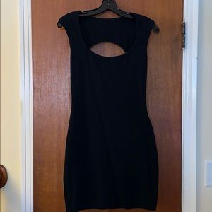 NWOT Black Cotton American Apparel Bodycon Dress